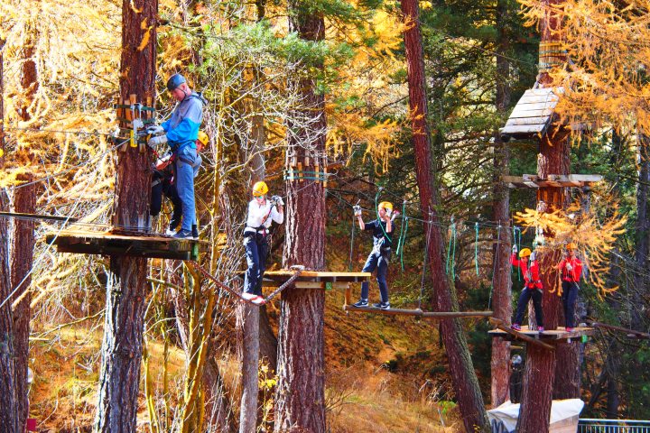 Ropes Course in Zermatt